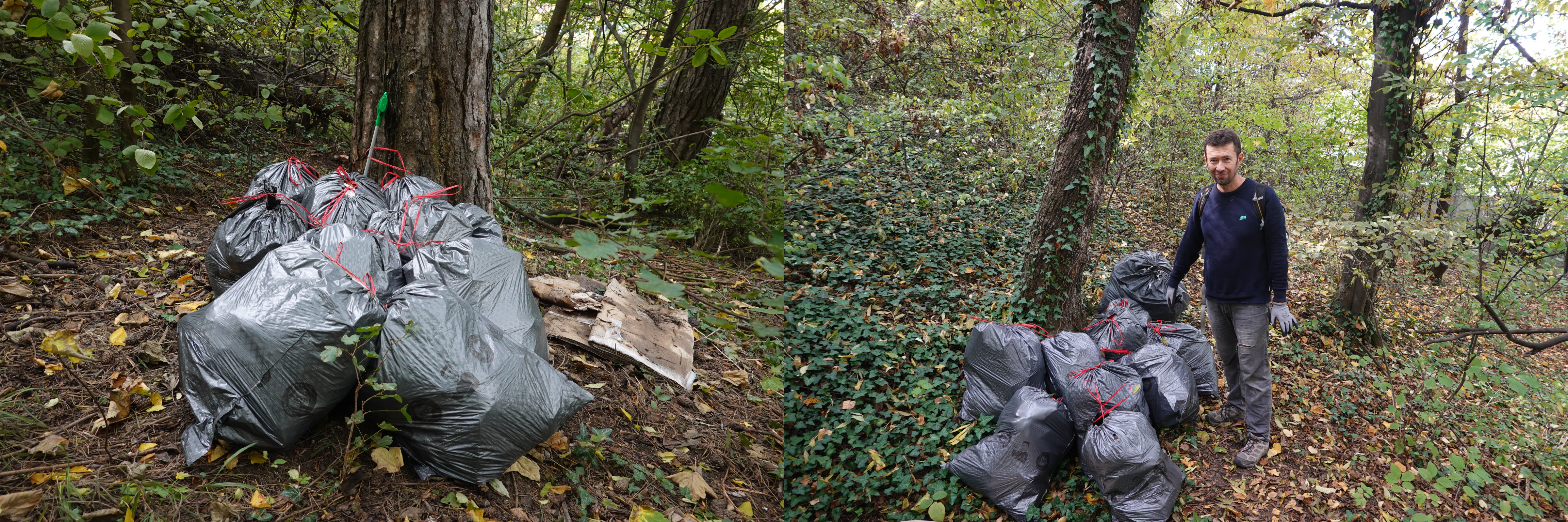 Rubbish on Dealul Melcilor (Brasov).